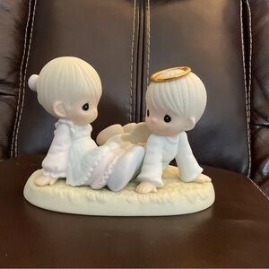 Precious Moments HEAVEN MUST HAVE SENT YOU figurine. Like new